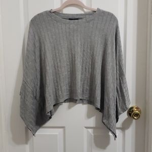 Very J Poncho style cropped shirt